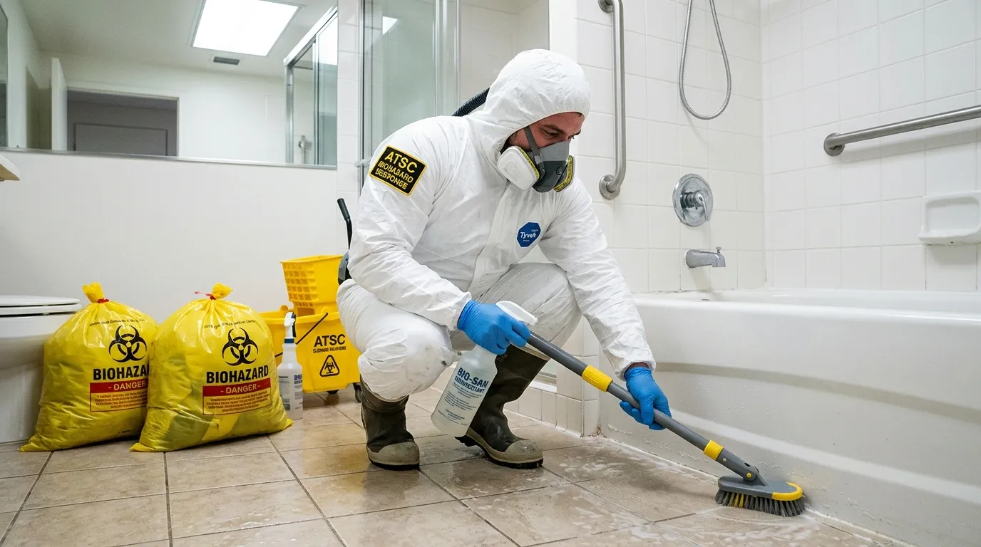 Decontamination equipment deployed for Blood Cleanup in Shelton